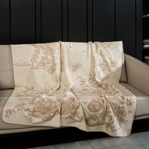 Cotton Cashmere Blanket,Class A Baby-Friendly Blanket Sofa Blanket, Soft and Skin-Friendly Fabric.