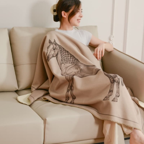 Cotton Cashmere Blanket,Class A Baby-Friendly Blanket Sofa Blanket, Soft and Skin-Friendly Fabric.