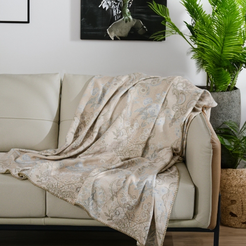 Cotton Cashmere Blanket,Class A Baby-Friendly Blanket Sofa Blanket, Soft and Skin-Friendly Fabric.
